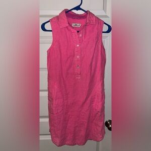 Women’s Vineyard Vines Pink Collared Dress Size 0